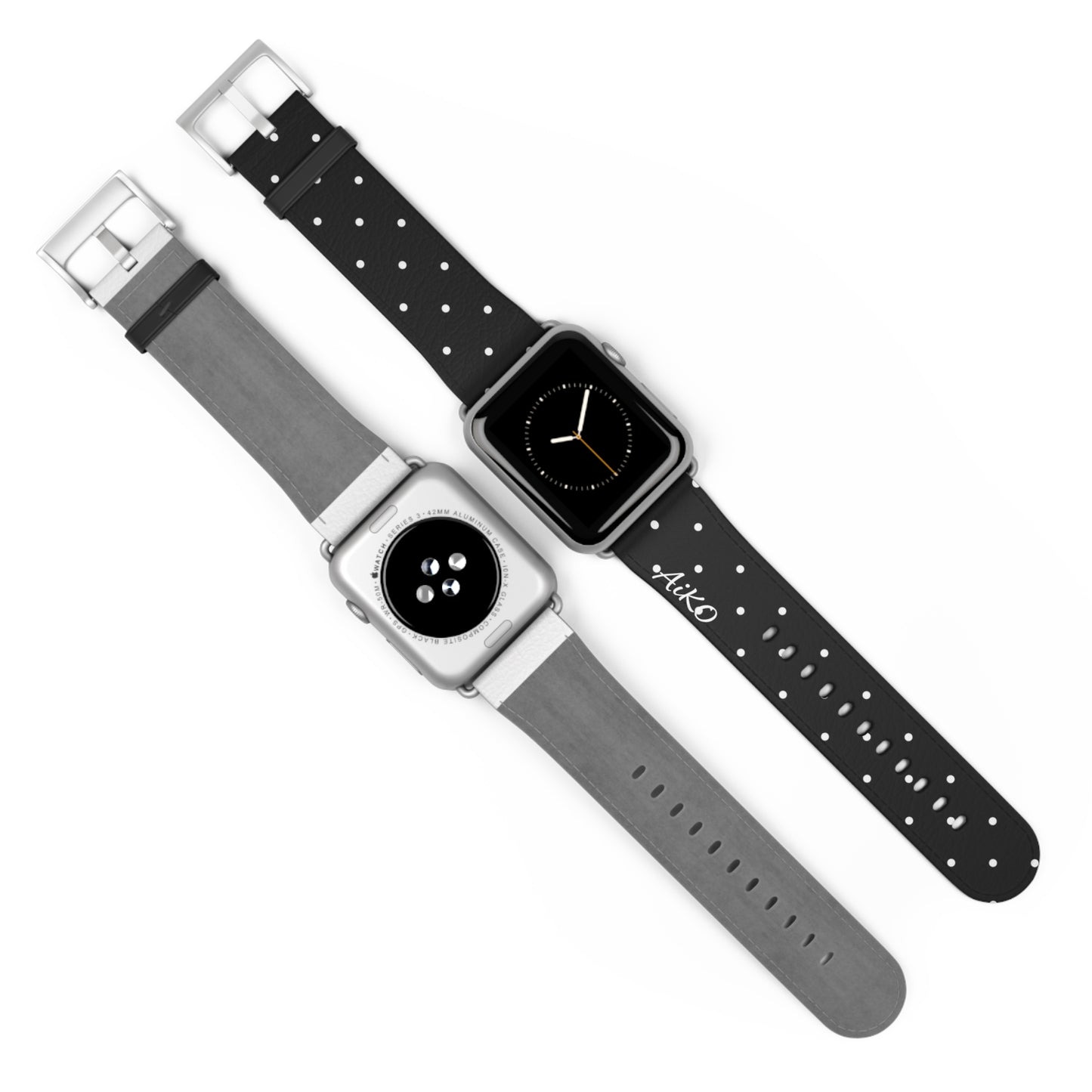 Polka Dot ( Black and White) Apple Watch Band
