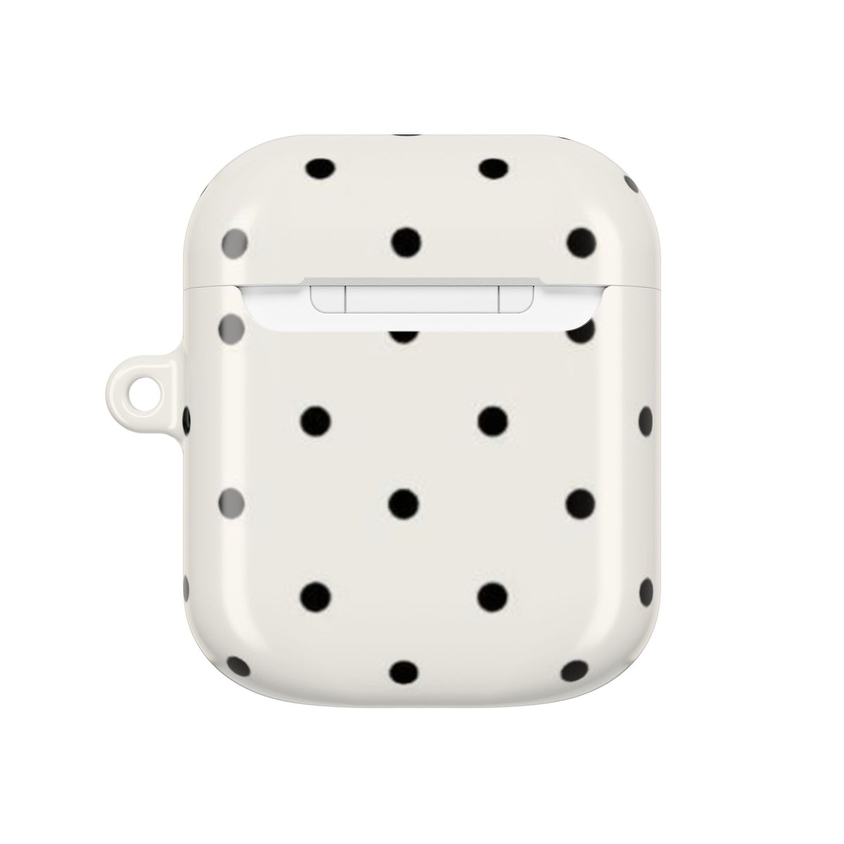 Polka Dot ( White and Black) AirPods Cases