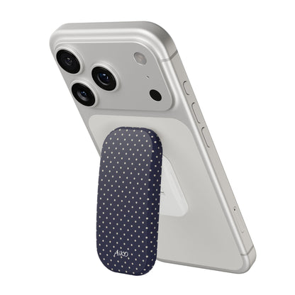 Baby Dots ( Navy and Blue) Phone Click-On Grip