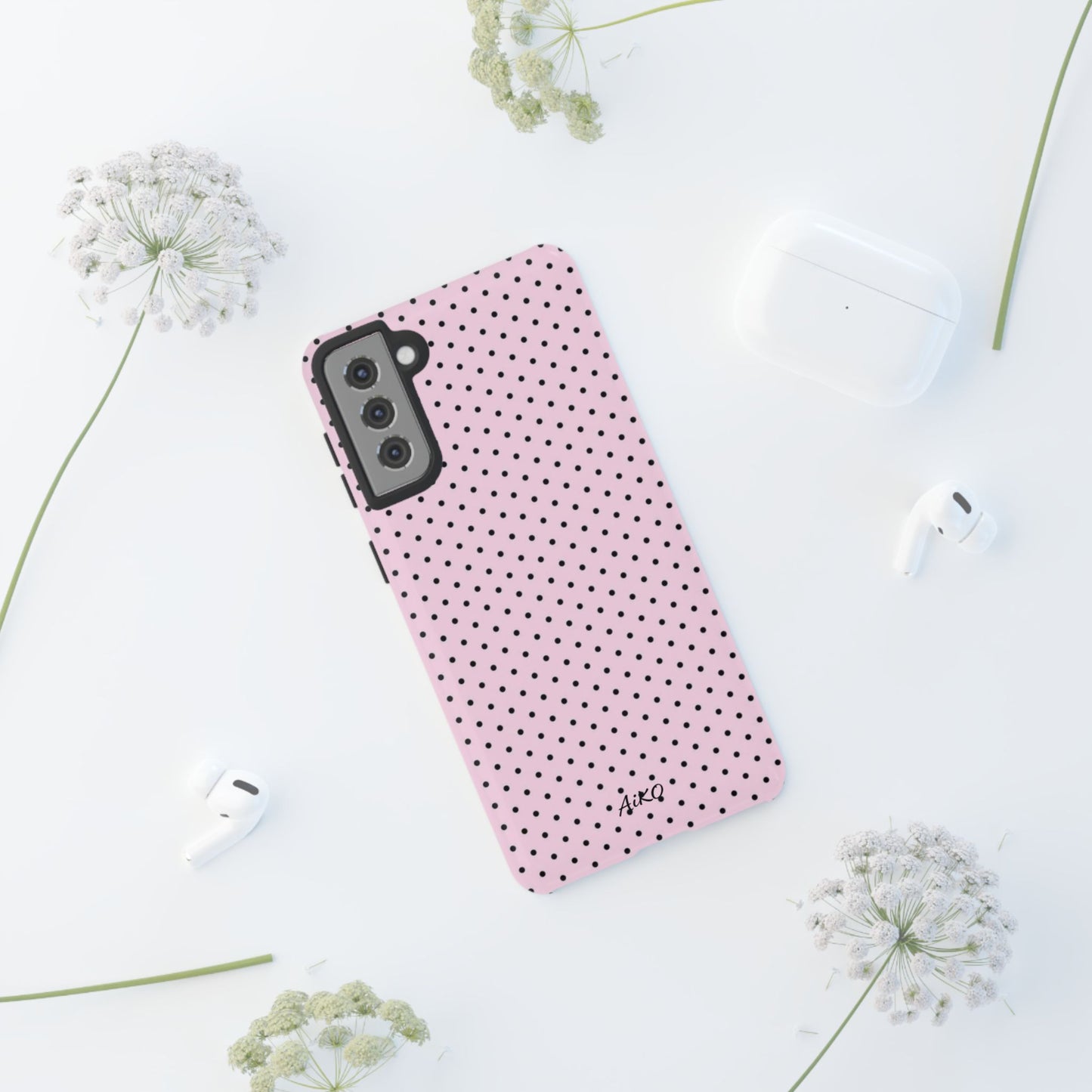 Baby Dots (Black and Pink)
