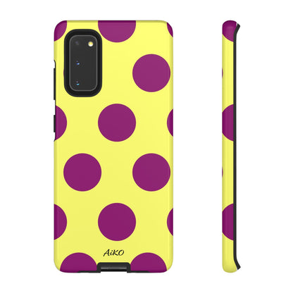 Polka Dots (Yellow & Purple)