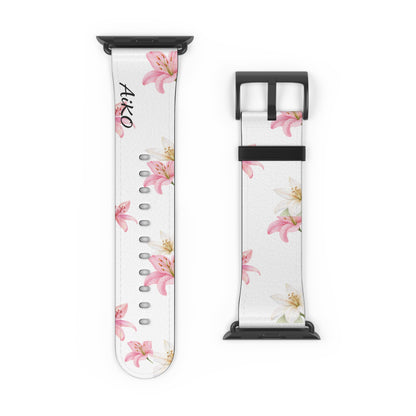 Blossom Grace (White) AppleWatch Band