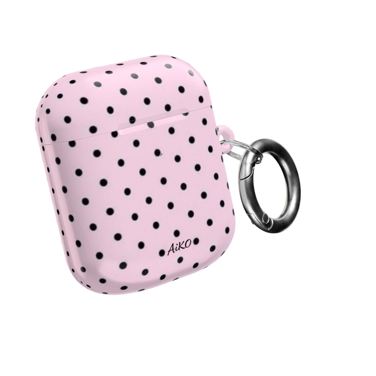 Polka Dot ( Pink and Black) AirPods Cases