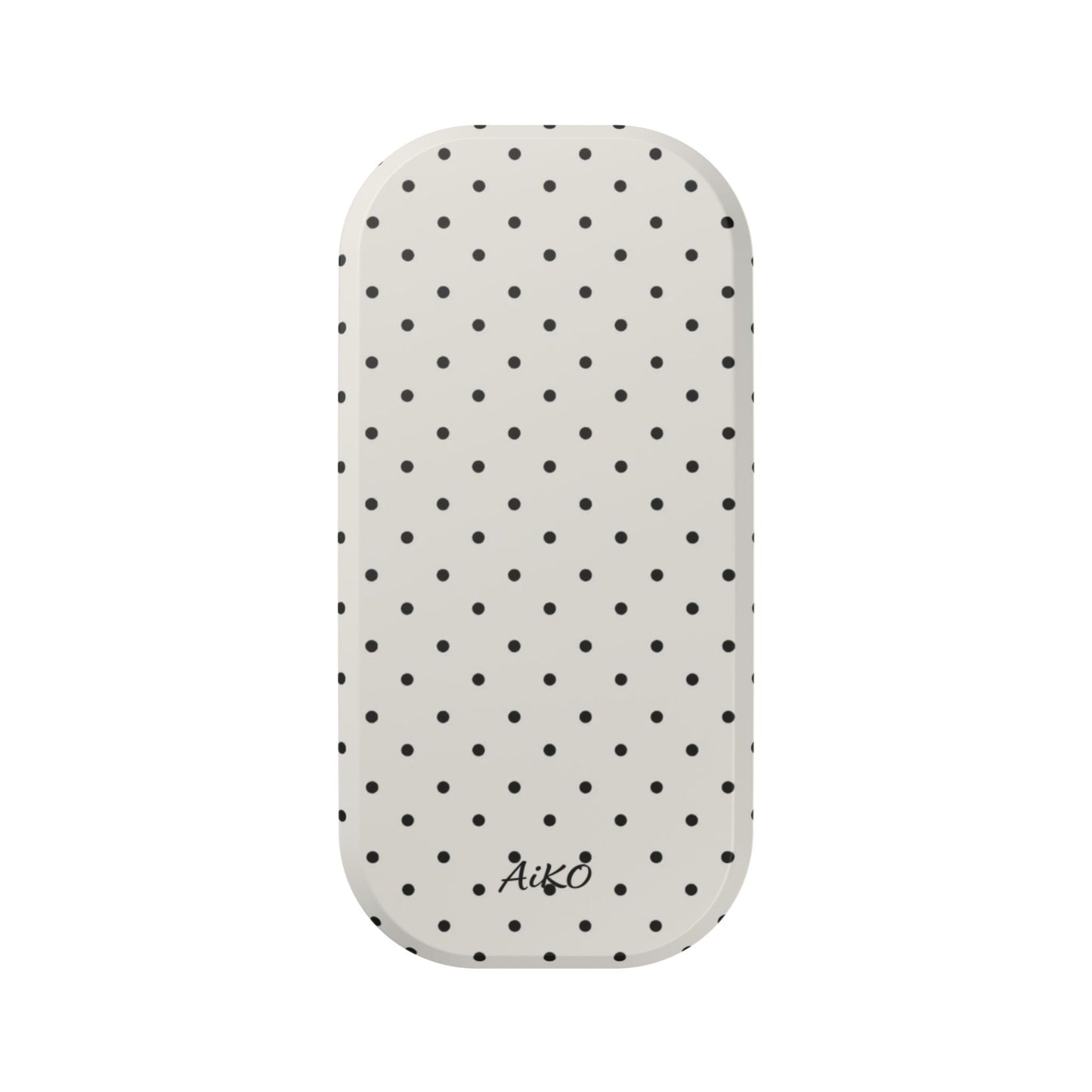 Baby Polka Dots ( Black and White)-Click-On Grip