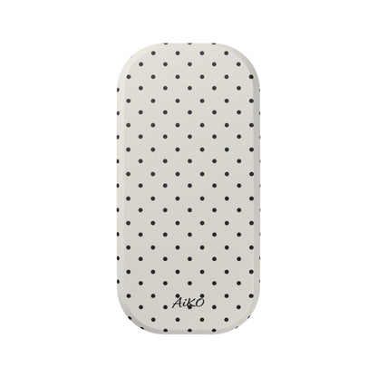Baby Polka Dots ( Black and White)-Click-On Grip