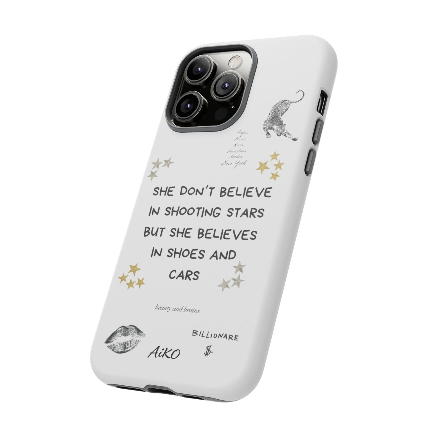 “She don’t believe in shooting stars”