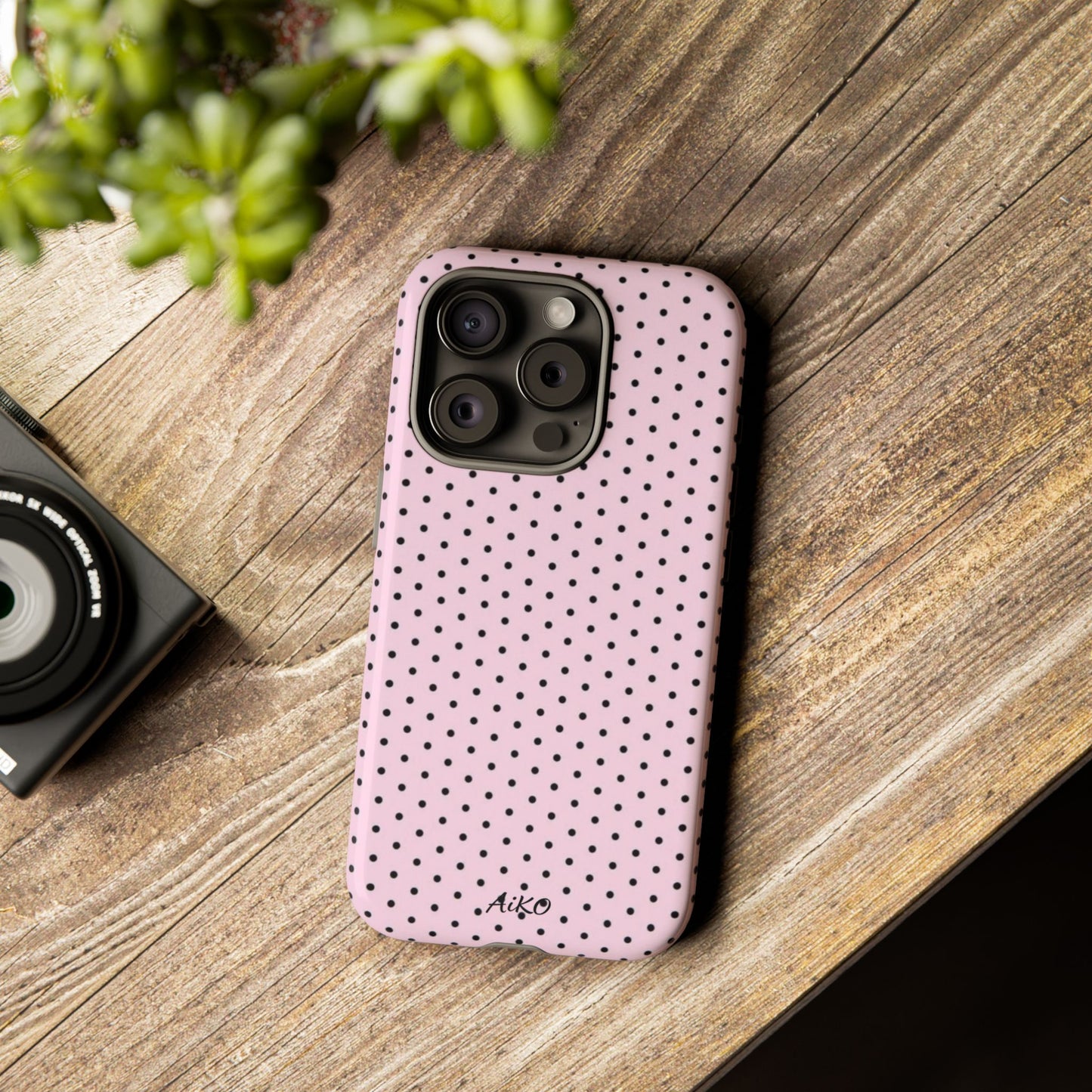 Baby Dots (Black and Pink)