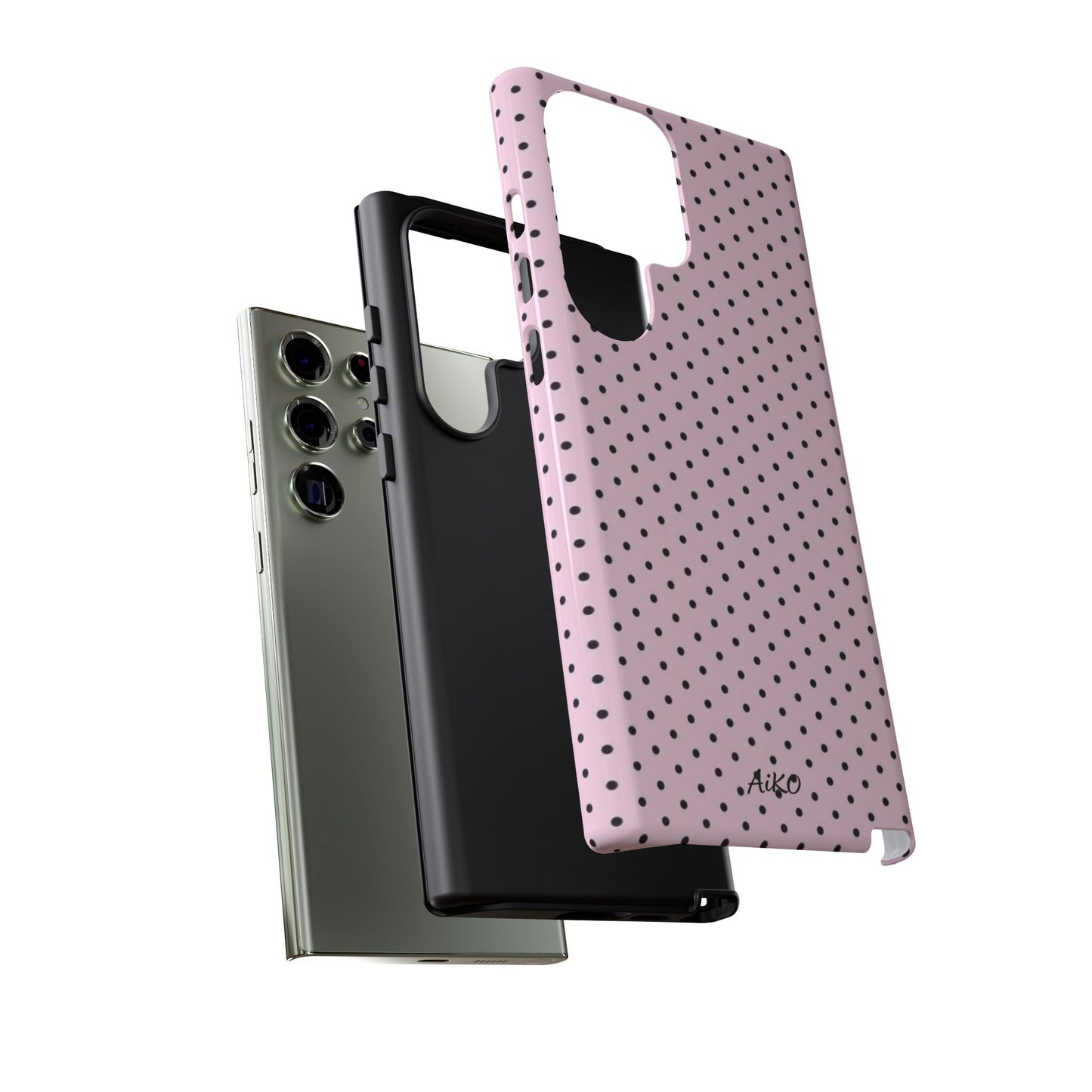 Baby Dots (Black and Pink)