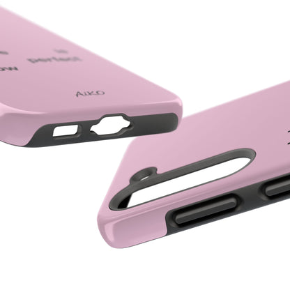 Pink Minimalist 'I relax I let go my life is in perfect flow'