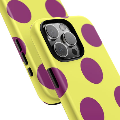 Polka Dots (Yellow & Purple)