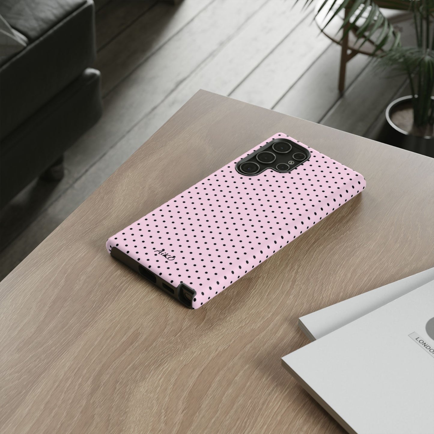 Baby Dots (Black and Pink)