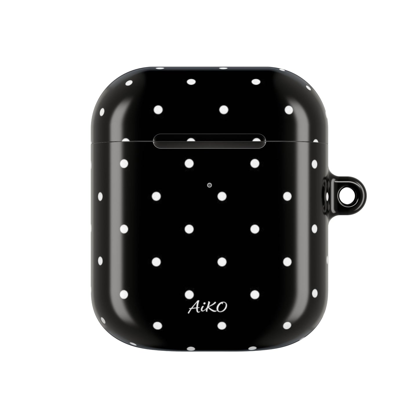 Polka Dot (Black and white) AirPods Cases