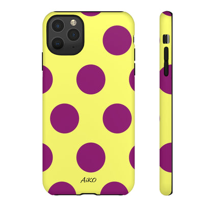 Polka Dots (Yellow & Purple)