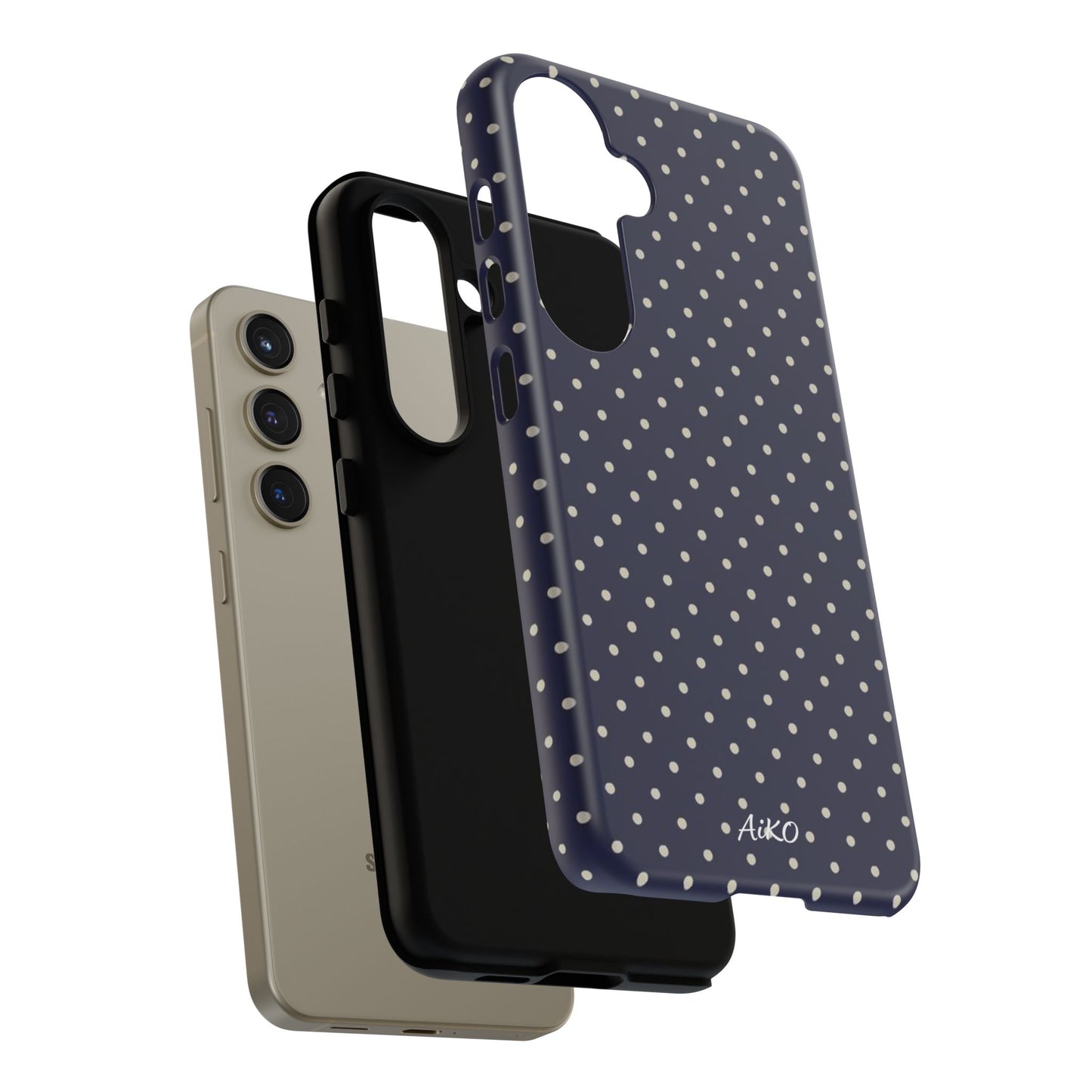Baby Dots ( Navy and Blue)