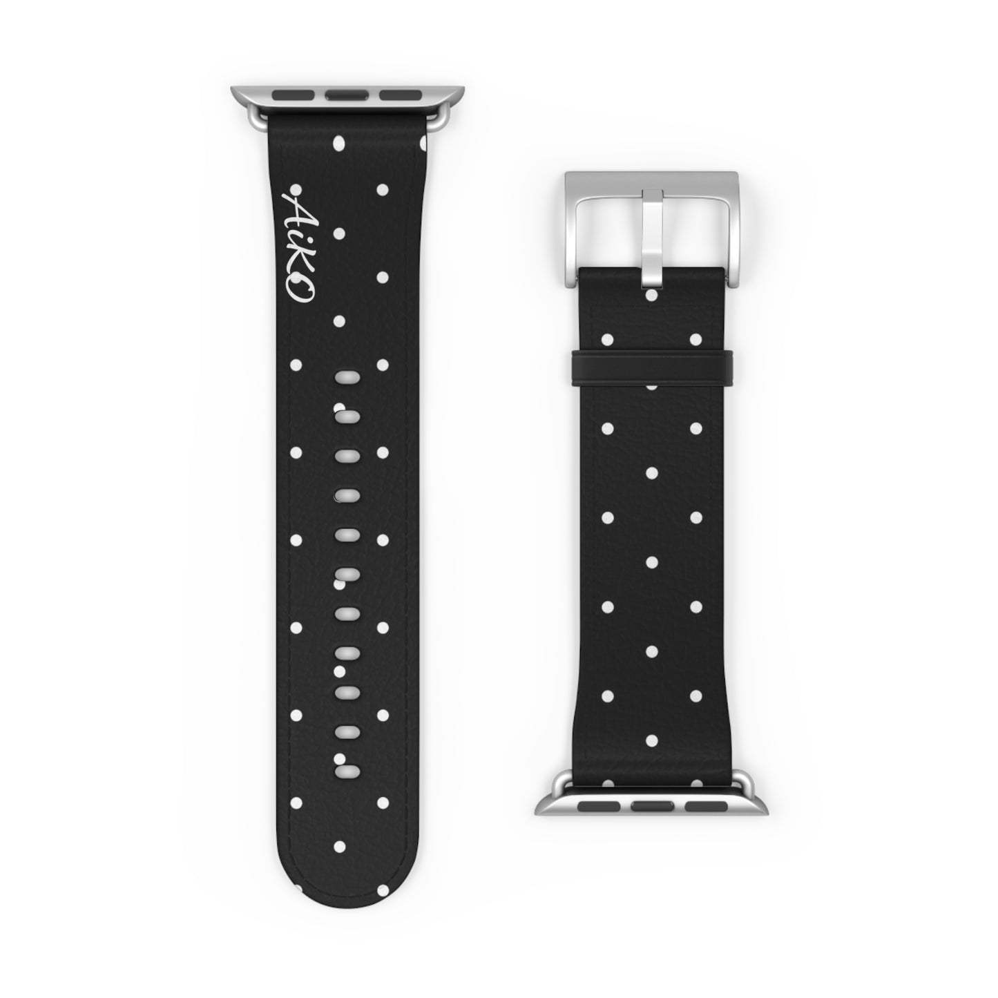 Polka Dot ( Black and White) Apple Watch Band