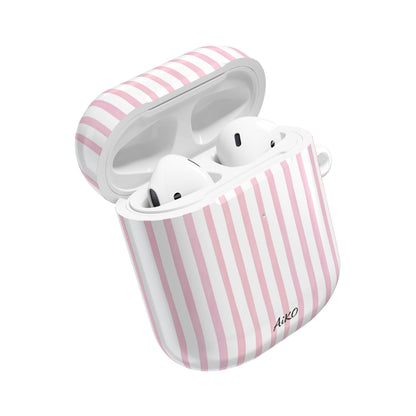 Blush Stripes AirPods Cases