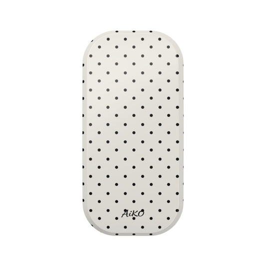 Baby Polka Dots ( Black and White)-Click-On Grip