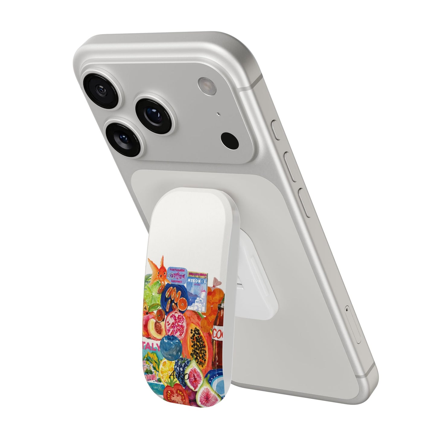 Mediterranean Fruit Bowl Phone Click-On Grip