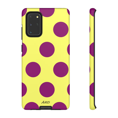 Polka Dots (Yellow & Purple)