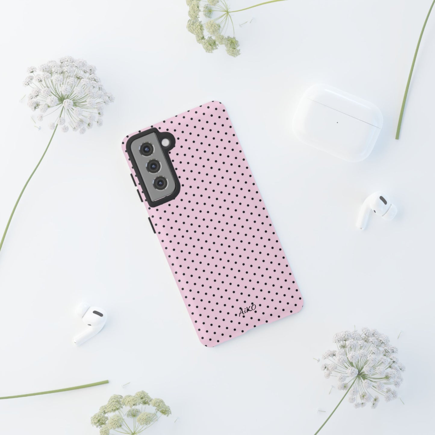 Baby Dots (Black and Pink)