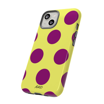 Polka Dots (Yellow & Purple)