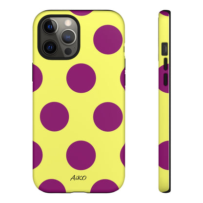 Polka Dots (Yellow & Purple)