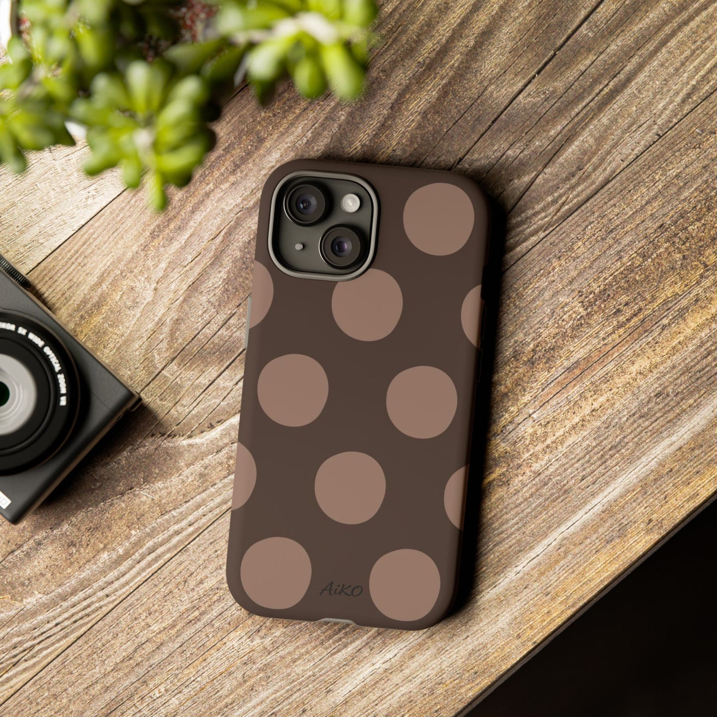 Polka Dots (Brown)