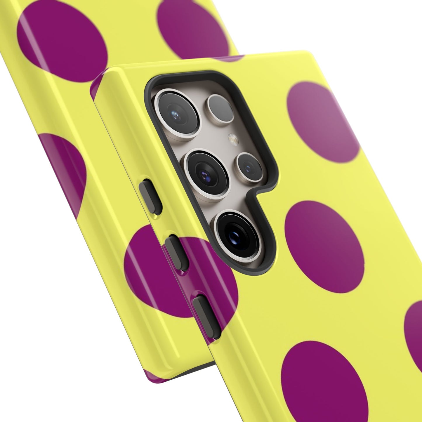 Polka Dots (Yellow & Purple)