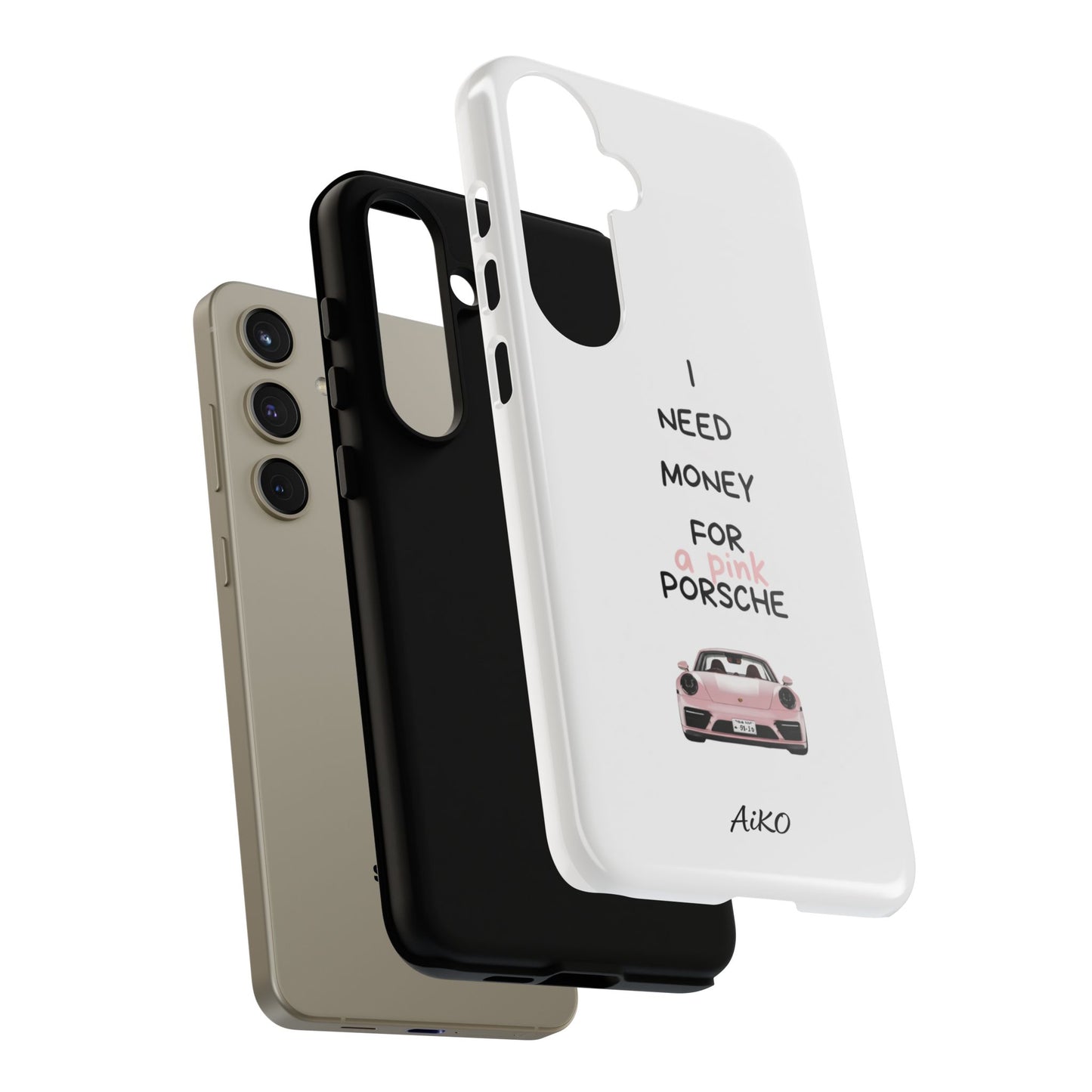 I Need Money For A Pink Porsche (White)