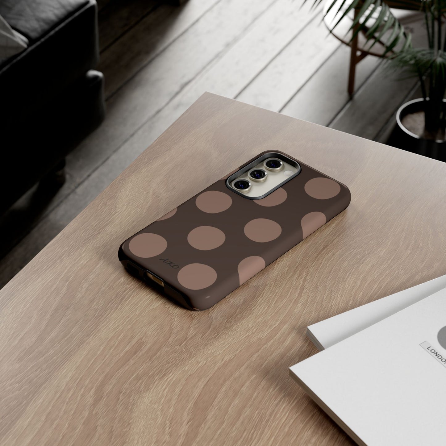 Polka Dots (Brown)