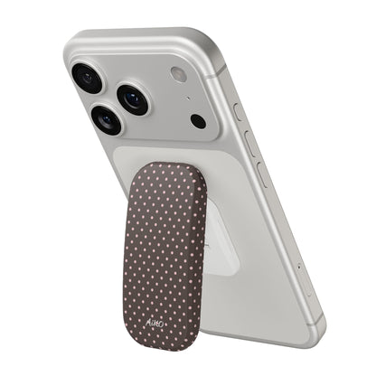 Baby Dots (Brown and Pink)-Click-On Grip