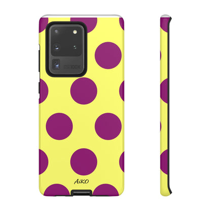 Polka Dots (Yellow & Purple)