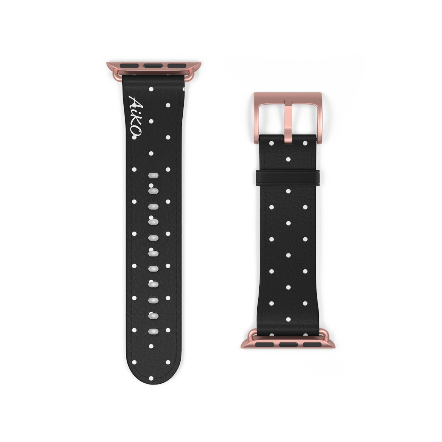 Polka Dot ( Black and White) Apple Watch Band