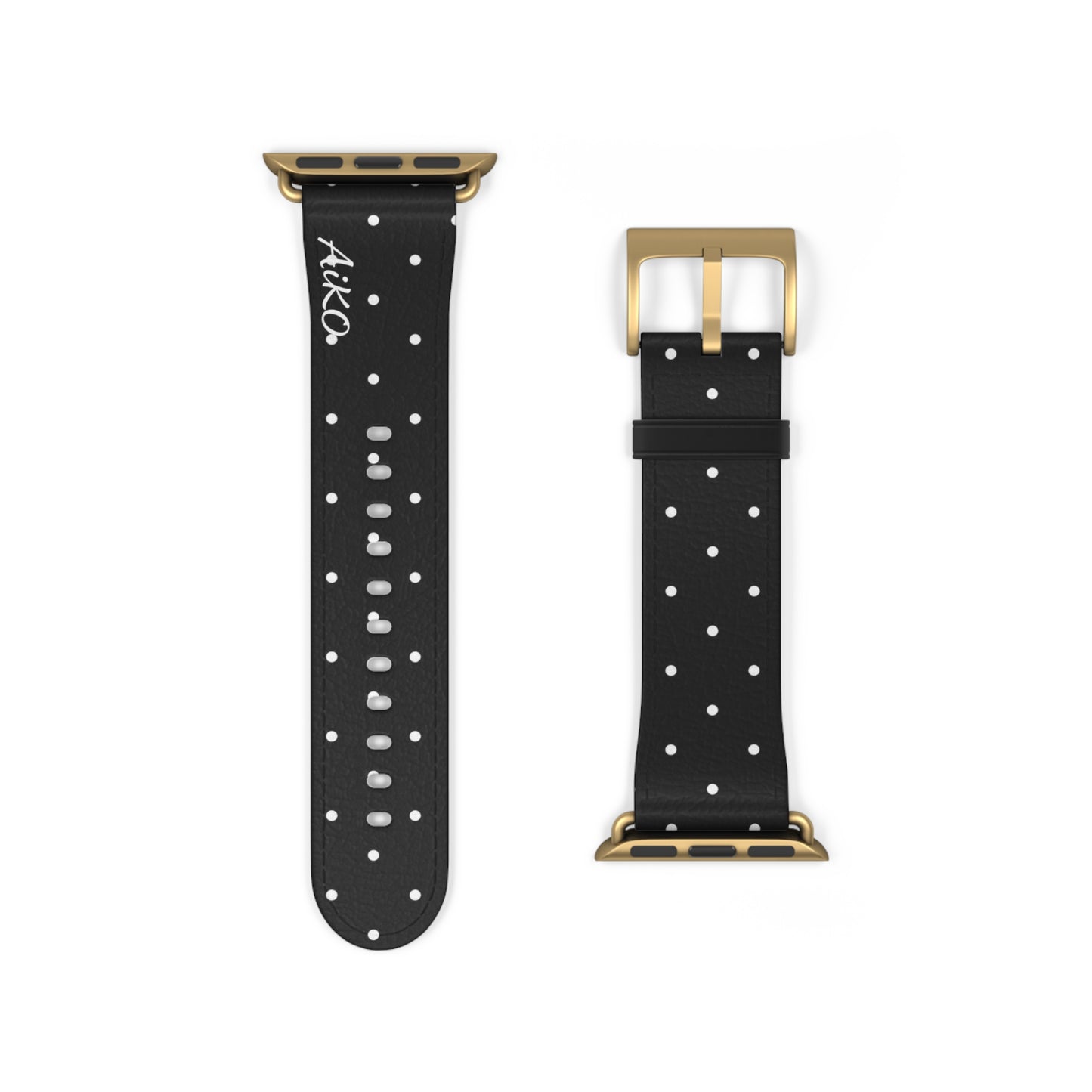 Polka Dot ( Black and White) Apple Watch Band