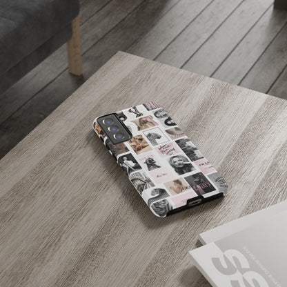 Fashion Collage Phone Case — Pink Vogue Magazine Aesthetic Tough Case