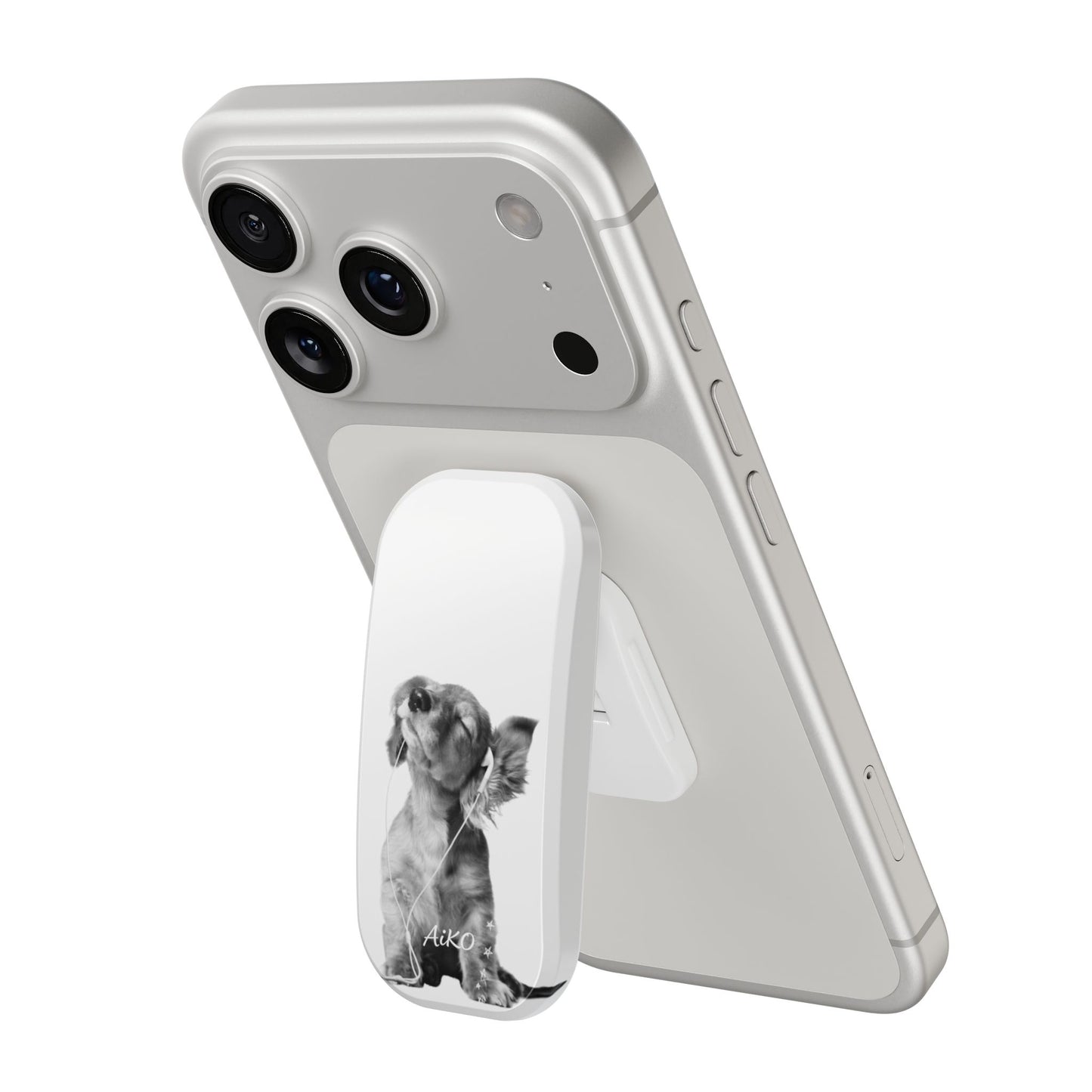 Puppy Phone Click-On Grip