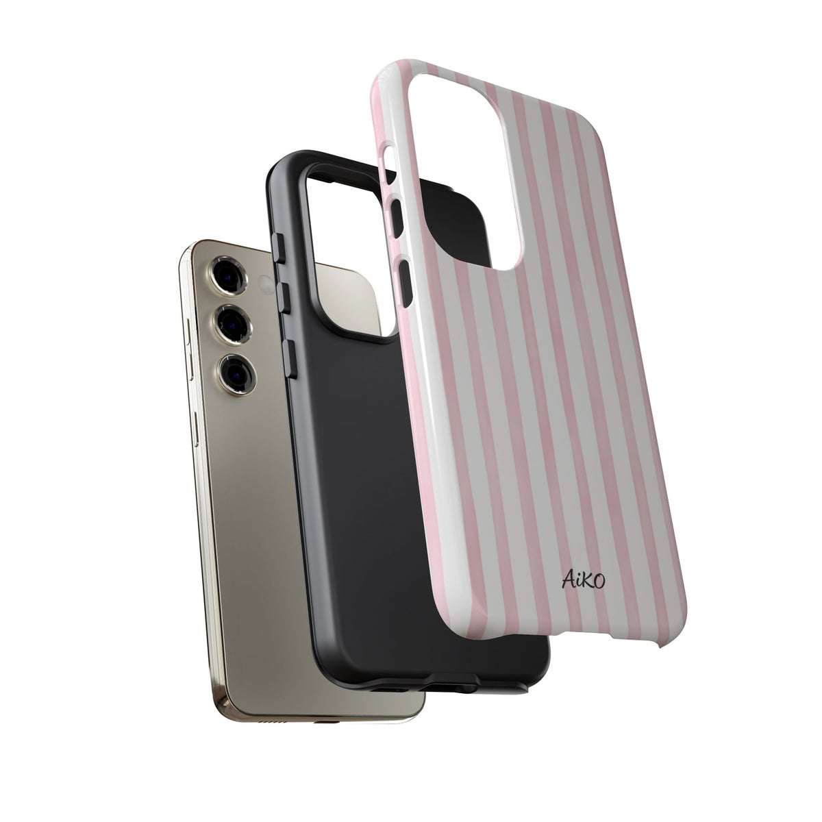 Pink Blush Stripes