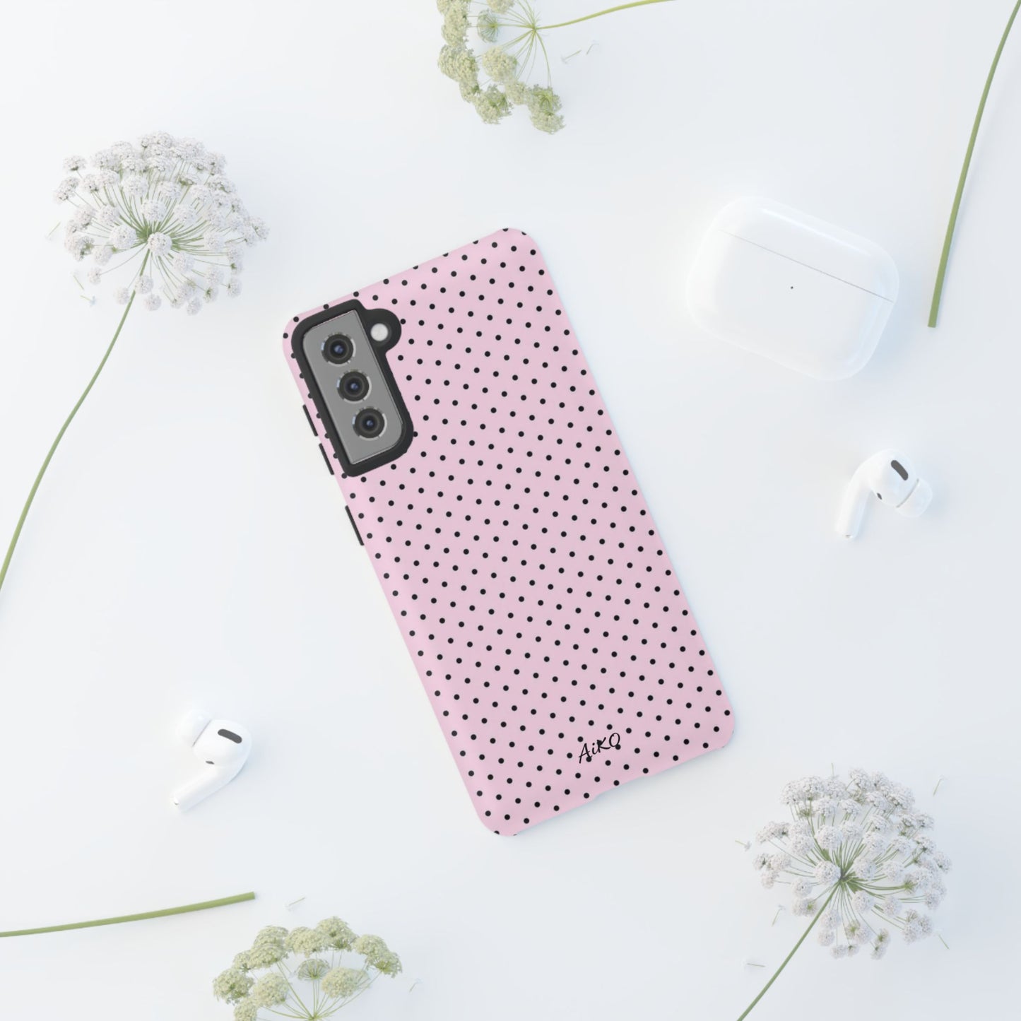 Baby Dots (Black and Pink)