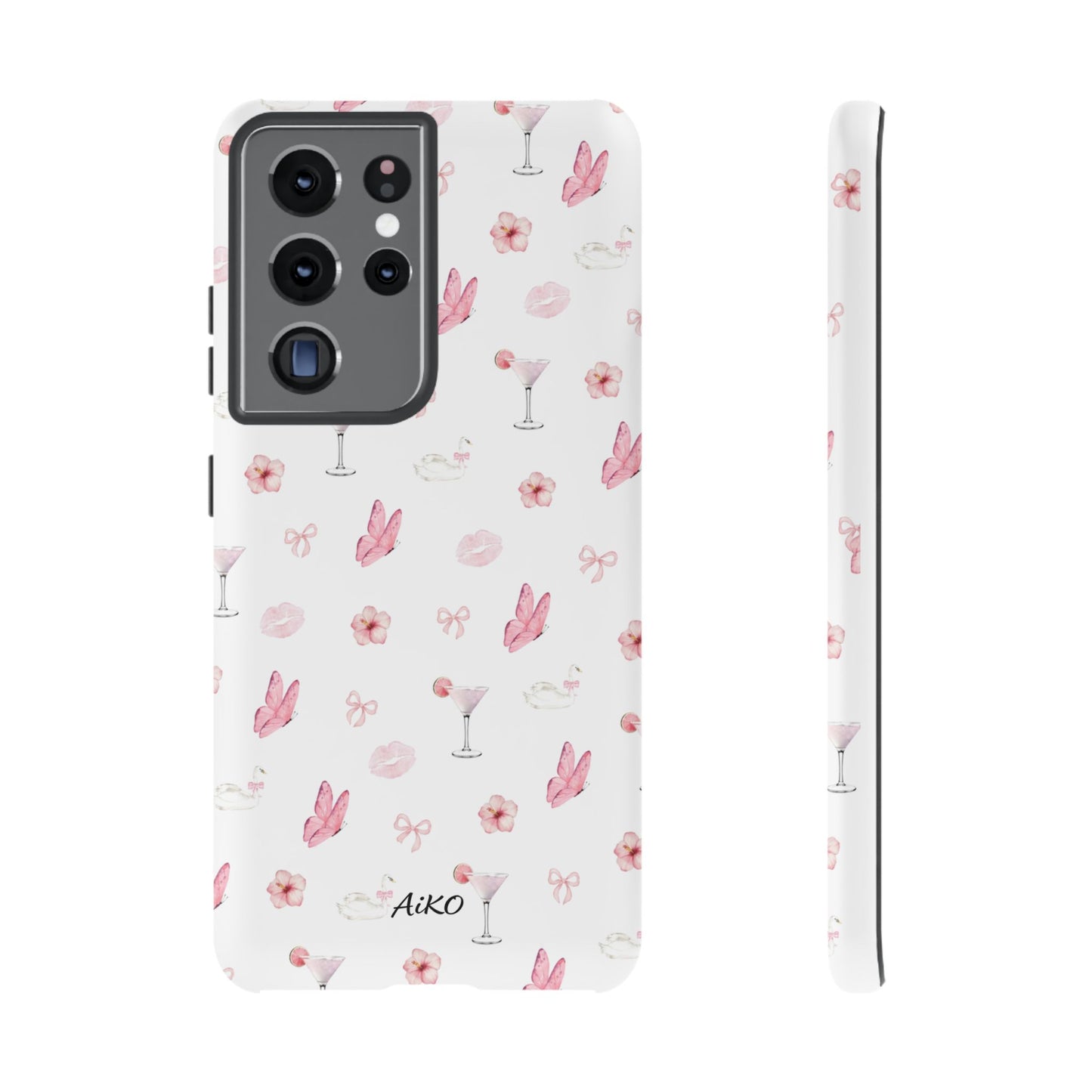 Pink Floral & Cocktail