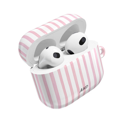 Blush Stripes AirPods Cases