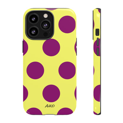 Polka Dots (Yellow & Purple)