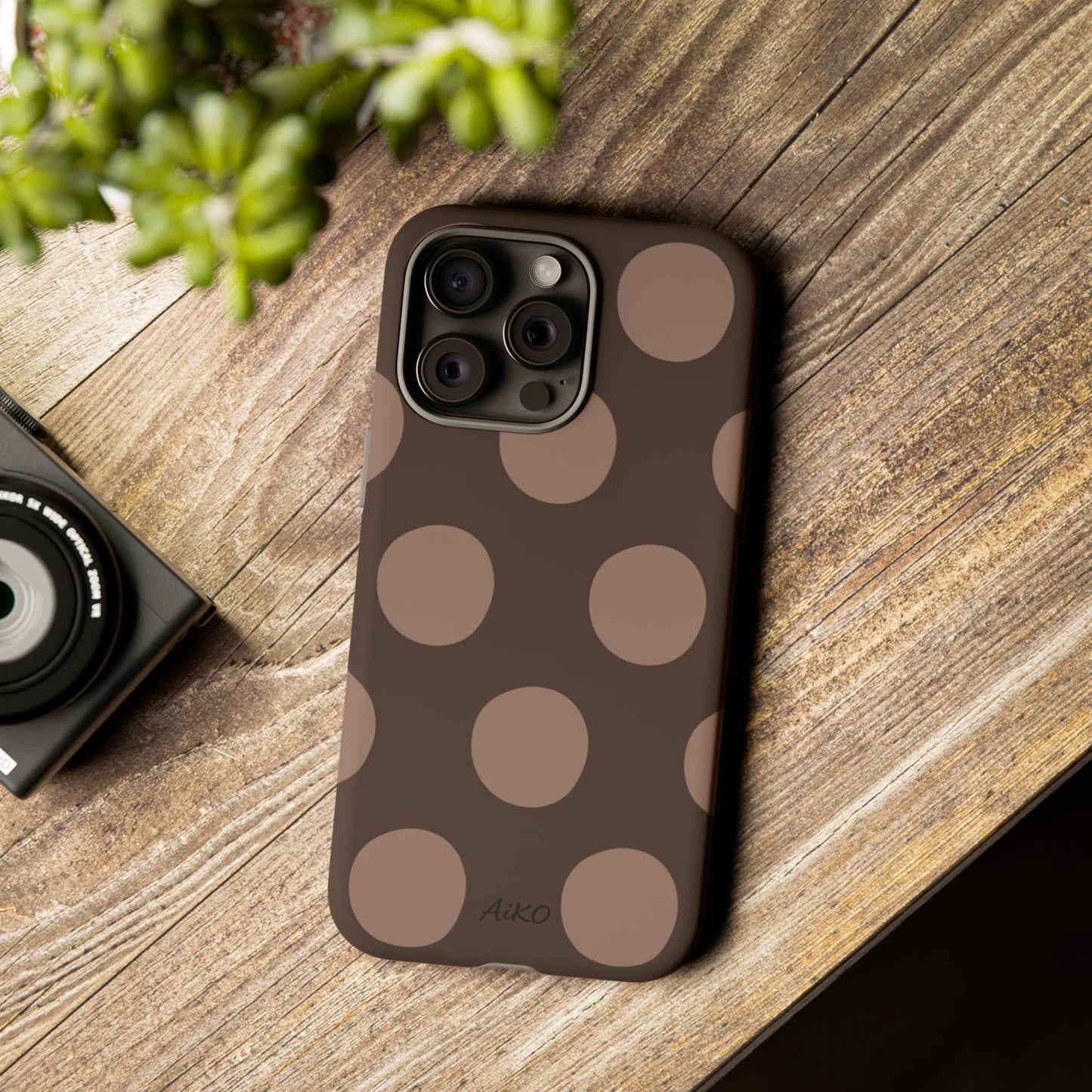 Polka Dots (Brown)