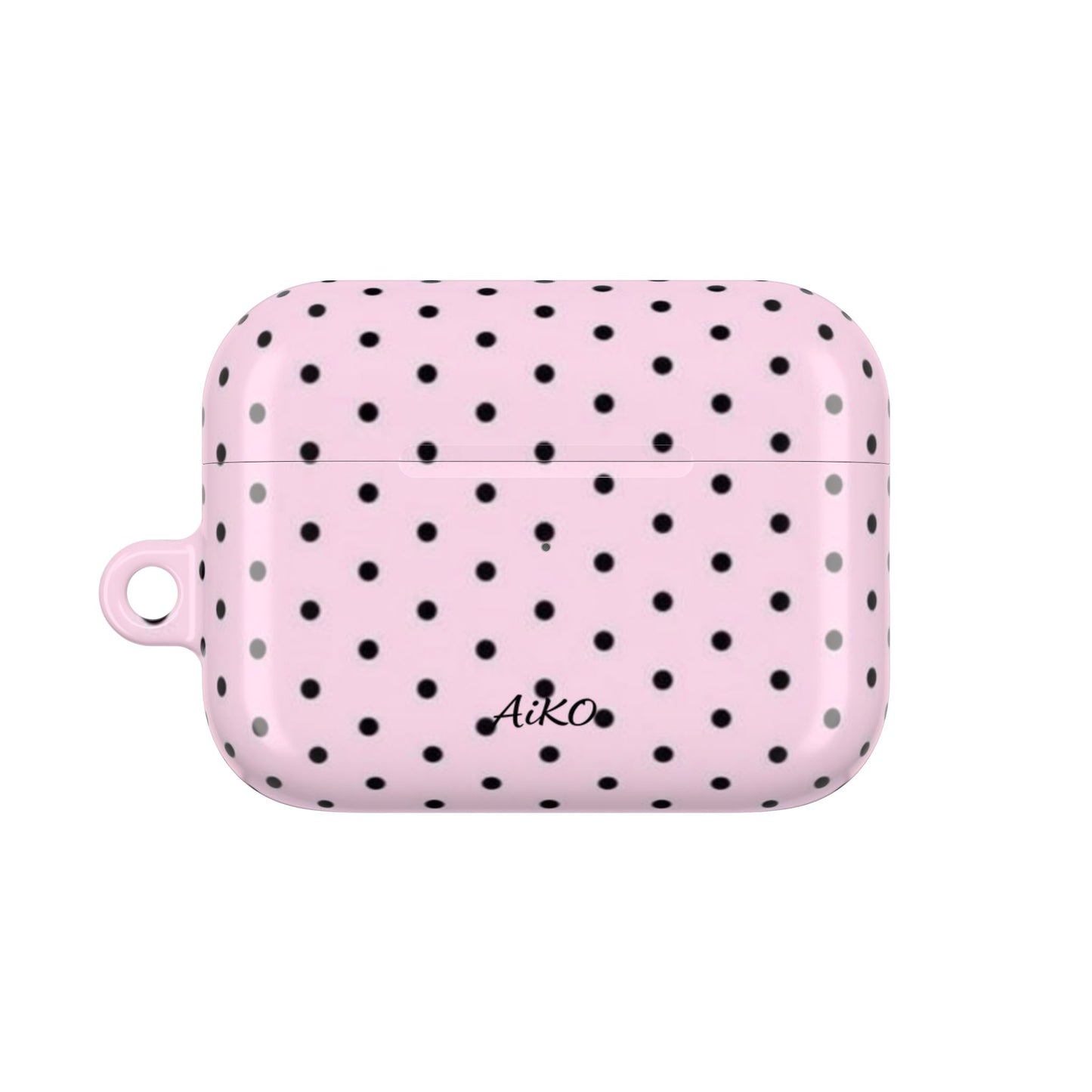 Polka Dot ( Pink and Black) AirPods Cases