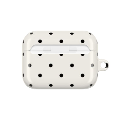 Polka Dot ( White and Black) AirPods Cases