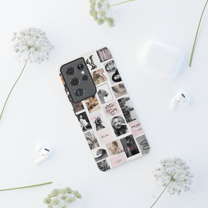 Fashion Collage Phone Case — Pink Vogue Magazine Aesthetic Tough Case