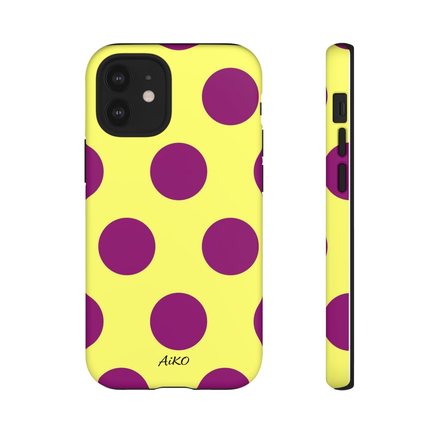 Polka Dots (Yellow & Purple)