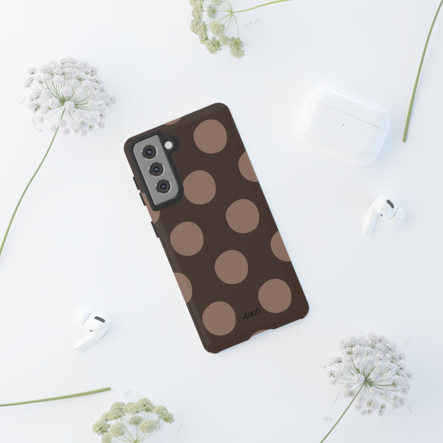 Polka Dots (Brown)