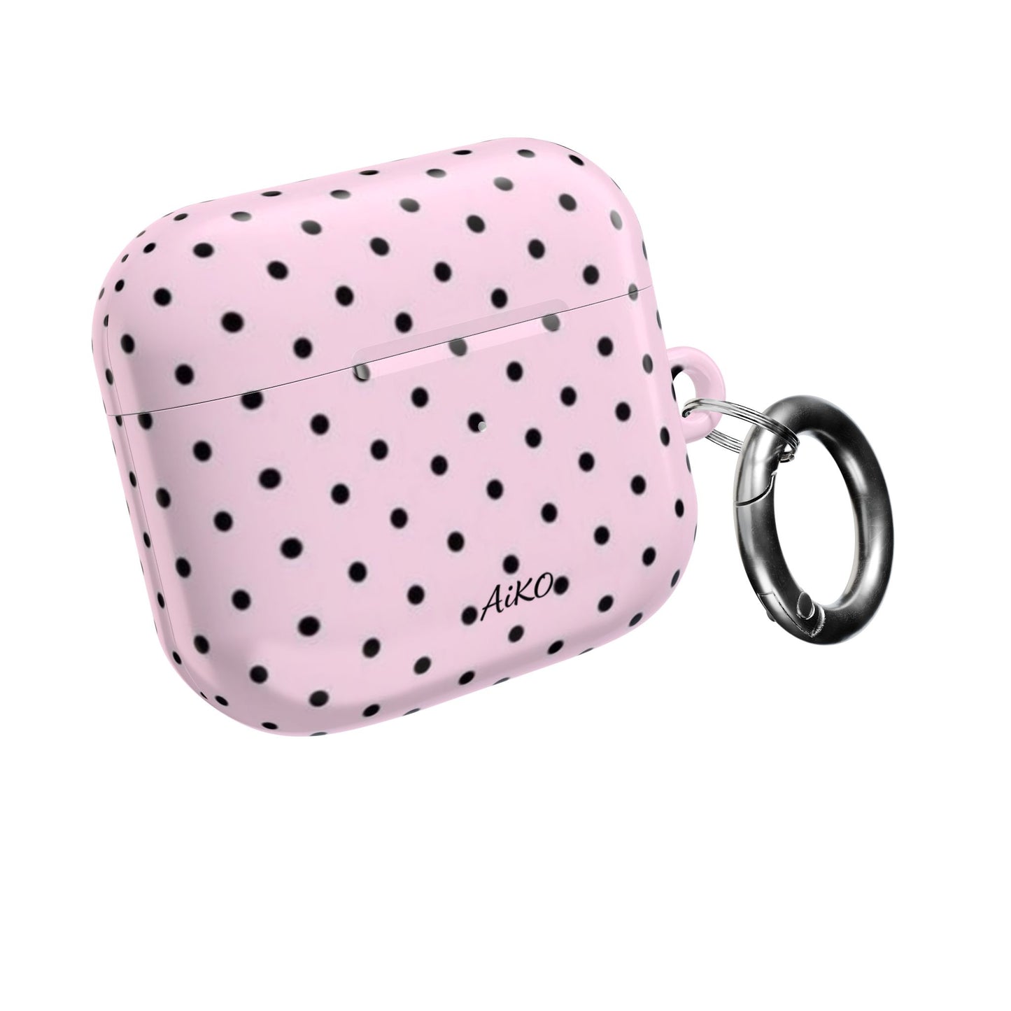 Polka Dot ( Pink and Black) AirPods Cases
