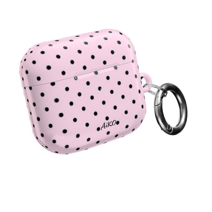 Polka Dot ( Pink and Black) AirPods Cases