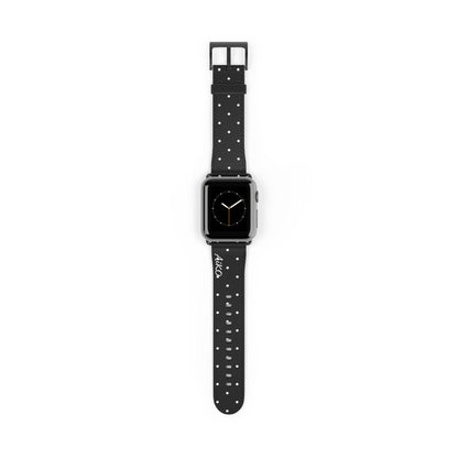 Polka Dot ( Black and White) Apple Watch Band